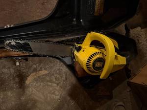 lot 2130 image: MCCULLOCH POWERMAX 6 CHAINSAW (ENGINE FREE) W CASE- SHOP WW