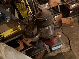 lot 2157 image: TWO (2) CAMPING LANTERNS- SHOP WW