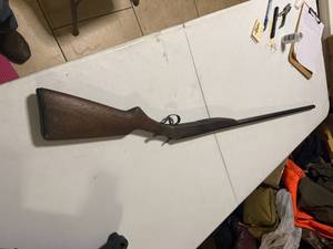 lot 1176 image: STEVENS MODEL 94 TEXAS RANGER 12ga SINGLE SHOT BREAK OPEN