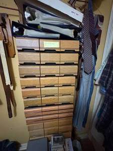 lot 1889 image: MASSIVE CASSETTE TAPE COLLECTION OF RECORDINGS W INDEX, NEW & USED CDs- SBD
