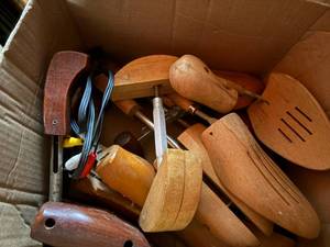 lot 2218 image: VINTAGE WOODEN SHOE STRETCHERS- NBD