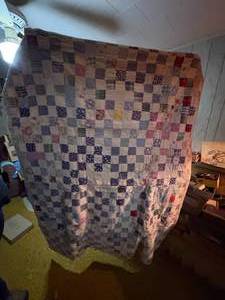 lot 2238 image: ANTIQUE QUILT- LR