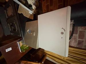 lot 2254 image: TOW (2) METAL FILE BOXES- LR