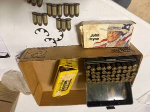 lot 1189 image: WINCHESTER JOHN WAYNE 32-40 AMMO, W-W 38-55 WIN., 50 ROUND & MORE