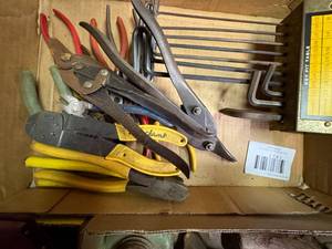 lot 1943 image: Allen wrenches & misc. pliers -- NS
