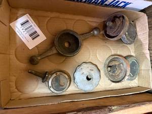 lot 1921 image: Vintage radiator, temperature gauge - NS
