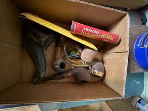 lot 1932 image: Smoke pipes & cases -- NS