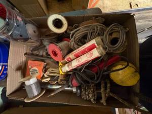 lot 1934 image: Tape measure, tool kit, pipe clamp kit -- NS