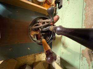 lot 1939 image: 3 hand drills (in can) -- NS