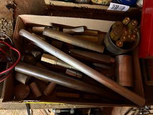 lot 1699 image: Solid brass & aluminum stock -- NS
