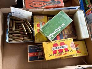 lot 1792 image: MIsc. 300 Savage ammo -- BY