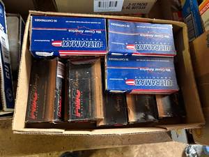 lot 1794 image: 40 Smith & Wesson empty brass - misc. boxes -- BY