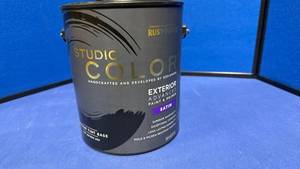 lot 8 image: Rust-Oleum Studio Color Satin Exterior Paint - Retail $45
