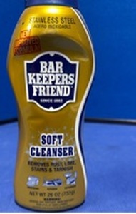 lot 16 image: Bar Keepers Friend Soft Cleanser Bottle - Retail $15