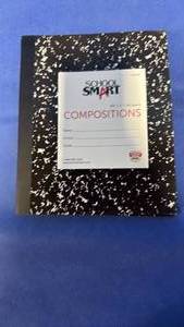 lot 26 image: School Smart Composition Notebooks (4) - Retail $12