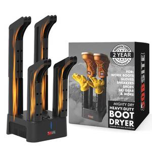 lot 1421 image: JobSite Boot Dryer - Mighty Dry with Heat Blower Fan - Fast Glove & Shoe Dryer - Helps Reduce Odor