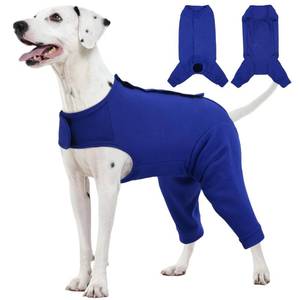 lot 2030 image: Kuoser Dog Surgery Suit for Back Legs, Dog Rear Leg Sleeve to Stop Licking, Female Spay Recovery Suit for Dogs After Surgery, Pet Puppy Surgical Onesie for Abdomen Wounds Skin Disease