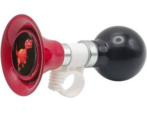 lot 2040 image: YeloYolker Kids Bike Horn, Cute Bicycle Handlebar Air Horn for Boys, Toddlers Universal Bike Accessories for Tricycle, Balance Bike, Scooter(T-Rex)