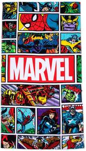 lot 6299 image: Jay Franco Marvel Comics Vintage Comic Kids Large BathPoolBeach Towel - Super Soft & Absorbent Fade Resistant Cotton Towel, Measures 34 x 64 inches (Official Marvel Product)