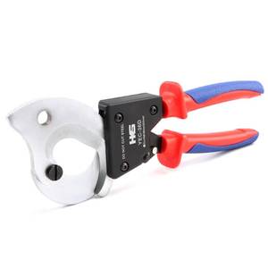 lot 6325 image: HKS Ratchet Cable Wire Cutter Heavy Duty for Cutting Electrical Aluminum Copper and Multi-core Cables up to 300mm� (AWG 600MCM) YEC-36D Chrome-plated VER