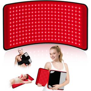 lot 7127 image: Puroth Red Light Therapy Mat for Body 24x12 with 242 LEDs (726 Chips), 660nm Red and 850nm Near Infrared Light Therapy Pad, 3 Modes, 5 Brightness Levels for Back Waist Legs Abdomen Knee Shoulders
