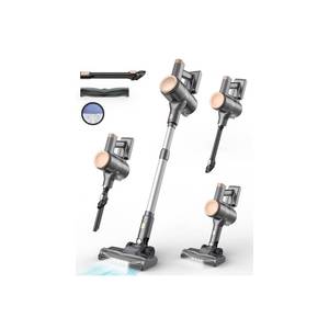 lot 7142 image: N8 Cordless Vacuum Cleaner,Lightweight Stick Vacuum with Powerful Suction,2200mAh Battery,40 Mins Runtime,Self-Standing,Rechargeable Vacuum Cleaners for Home Hardwood Floor Carpet Pet Hair (Gold)