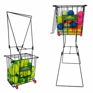lot 7149 image: jifader Tennis Ball Hoppers��Pickleball Hopper,79 Tennis Or 50 Pickleball Capicity,Also Use As Ball Picker,Easy to Pick Up 30 Tennis Or Pickle in 1 Minute, Easily Placed in The Trunk of A Car