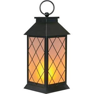lot 7161 image: anyperfect 18 Solar Lanterns Outdoor Waterproof, Glass Solar Flickering Flame Lantern Large Hanging Solar Lantern Metal Decorative for Patio Garden Backyard Outside Tabletop Mothers Day Gifts Mom