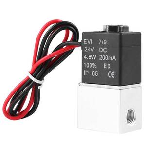lot 8014 image: Beduan 2 Way Normally Closed DC 24V Electric Solenoid Air Valve 14 NPT