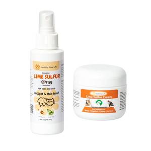 lot 8056 image: Classics Lime Sulfur Dip Bundle - 2 Items Classics Lime Sulfur Cream (2 oz) and Classics Lime Sulfur Spray (4 oz), 2 Piece Set