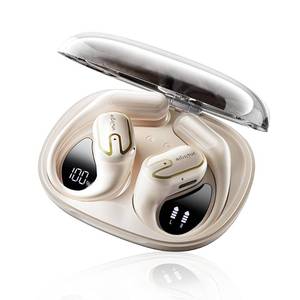lot 8065 image: 2026 Upgraded Open Ear Headphones,Over Ear Earbuds with Ergonomic Earhook,Bluetooth Headphones 6.0 with Smart Digital Display,80H Playtime,IPX7 Waterproof,Touch Control Operate Fit Cycling,Running
