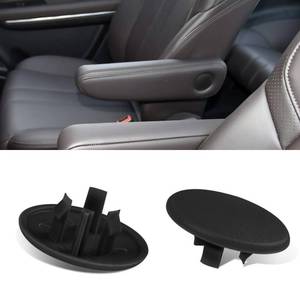 lot 8067 image: HEVLE 2PCS Armrest Cover Cap, Seat Parts Replacement for 07-19 Chevy Tahoe Cadillac Escalade Suburban Yukon, 15279689 Left or Right Rear Bucket Seats Arm Rest Handle Trim Bolt (Black)
