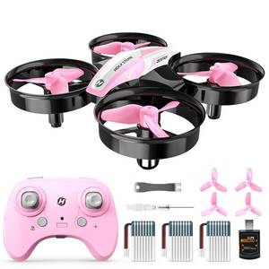 lot 8089 image: Holy Stone HS210 Mini Drone for Kids 8-12 and Beginners, RC Nano Quadcopter Indoor Drone with Circle Fly, Auto Hovering, 3D Flip, and Headless Mode, Great Gift Toy for Boys and Girls, Pink