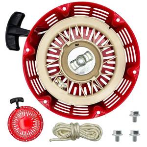 lot 8457 image: YGQ GX340 GX390 Recoil Starter Pull Start Assembly with Pull Cord for Honda and Clones 339c 389cc 420cc 439cc 459cc Red 28400-ZE3-W01ZA for Pressure Washers Generators