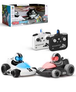 lot 8466 image: Sharper Image� Motor Battles RC Team Battle Racers �� Remote Control Combat Cars with LED Lights & Damage Indicators for Multiplayer Action RC Stunt Bumper Car Fighting Game Toy Gift for Boys Kids