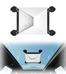 lot 8491 image: Starlink Mini Suction Cup Mount for Window �� Strong Grip & Vibration-Proof �� Starlink Mini Sunroof Mount to Secure Stable Signal for Star Link on Cars Yachts RVs Travel (Black)