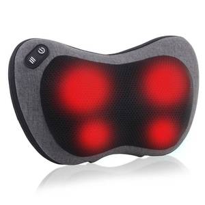 lot 13021 image: APXPF Shiatsu Neck and Back Massager with Heat - Deep Tissue Massage Pillow for Neck, Back & Shoulders Pain Relief, Ergonomic Design Electric Massager for Home, Car, Office Use, Gray