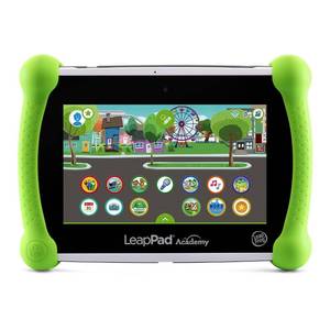 lot 13037 image: LeapFrog LeapPad Academy Kids�� Learning Tablet, Green
