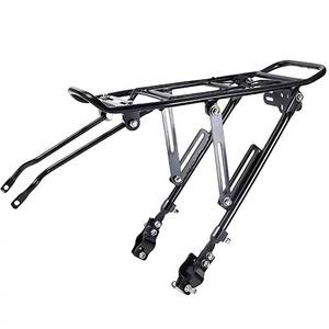 lot 13047 image: Generies Biking Universal Adjustable Bike High Capacity Cargo Rack Cycling Equipment Stand Footstock Bicycle Luggage Carrier Racks