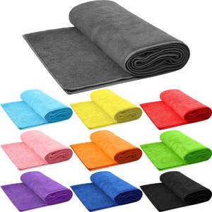 lot 13976 image: Breling 10 Pcs Hot Yoga Towels Bulk Non Slip Microfiber Anti Slip Absorbent Multicolor Wicking Pilates Yoga Mat Towel for Women Men Pilates, 27 x 72 (Classic)