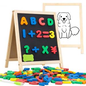 lot 13984 image: INNOCHEER Magnetic Letters and Numbers for Toddlers, Magnetic Board for Kids, ABC Alphabet Magnets, Educational Dry Erase Board - Whiteboard & Chalkboard for Toddlers Writing & Drawing Kids Toys