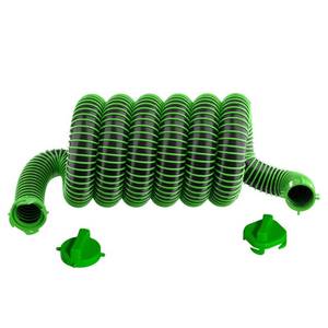 lot 13993 image: AVERONR 15 FT Extra Long Sewer Hose for RV Camper - Heavy Duty Sewage Hose with 2 Caps - TEP Material Resists Crushing Odor-Proof and Leak-Proof (15-Ft)