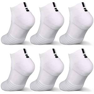 lot 14031 image: DEESEEUS Ankle Socks Athletic Running Low Cut Cushioned Anti-Blister Tab Sports Socks for Men Women 6 Pairs