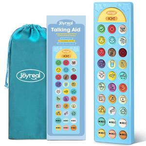 lot 14036 image: Joyreal AAC Device for Autism, Non Verbal Communication Tools for Speech Therapy & Stroke Rehab. Autism Talking Aids with 6 Programmable Buttons & Adjustable Volume, Autism Toys for Kids and Adults