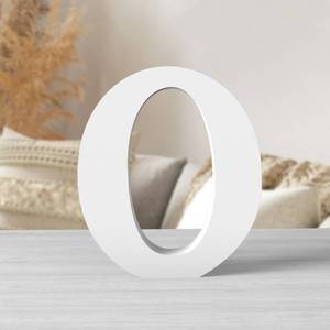 lot 14047 image: Zaruatu 6 Inch White Wood Letters Unfinished Wood Letters for Wall Decor Decorative Standing Letters White Block Letters for Wall Decoration for Craft Home Party Projects (O)