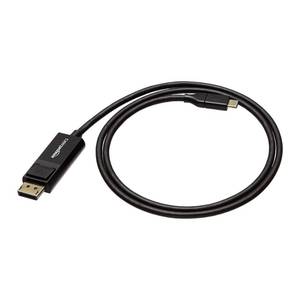 lot 14070 image: Amazon Basics Bi-Directional USB-C to DisplayPort Cable, 3 ft, Black