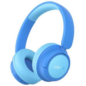 lot 14081 image: iClever BTH22 Kids Bluetooth Headphones, 60H Play Time, USB C Fast Charging, Bluetooth 5.4, AUX Cord,Safe Volume 7485 dBA,Toddler Headphones for iPadTabletTravelSchool, Blue