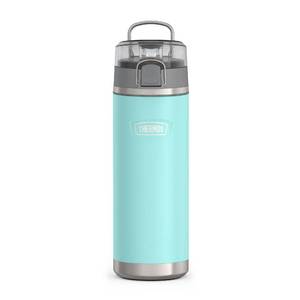 lot 14089 image: THERMOS ICON SERIES, Stainless Steel Water Bottle with Spout - 24 Ounce, Sea Green - Vacuum Insulated Water Bottle with Lid