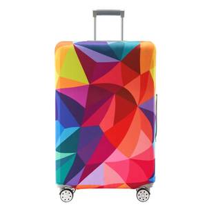 lot 14484 image: Travelkin Luggage Covers For Suitcase Tsa Approved,Suitcase Cover Protector Fit 18-32 Inch Luggage (Colorful Geometry, XL)