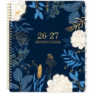 lot 14497 image: 2026-2027 Monthly Planner - 2 Year Monthly PlannerCalendar 2026-2027, Jan 2026 - Dec 2027, 11 x 9, 24 Months, Tabs, Back Pocket, Holidays, Twin-Wire Binding, Note Pages
